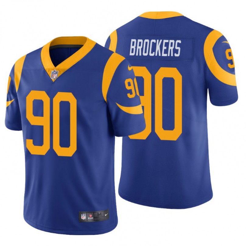 Men Los Angeles Rams 90 Michael Brockers Nike Royal Limited NFL Jersey